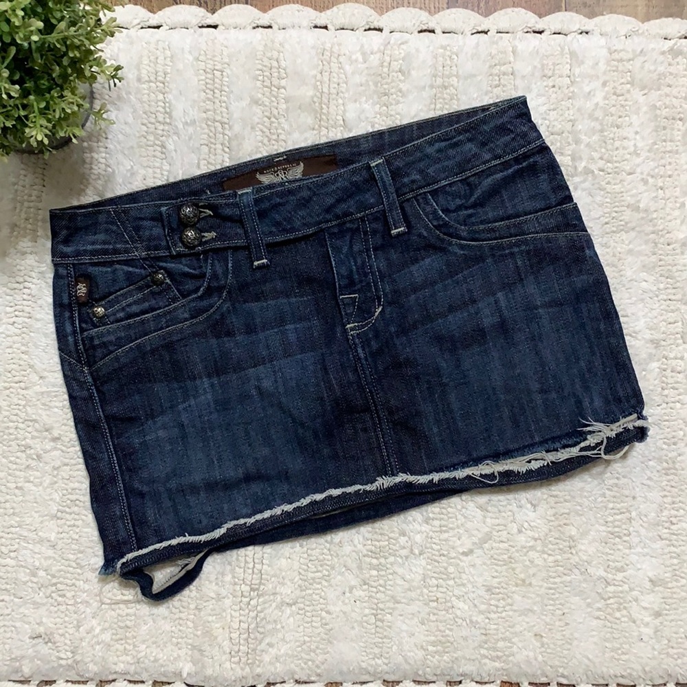 Rock Republic Micro Mini Denim Jean Skirt